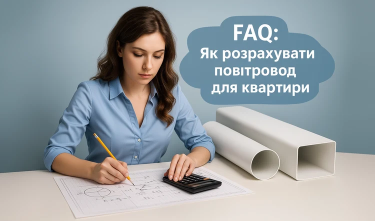 Як розрахувати перетин повітровода