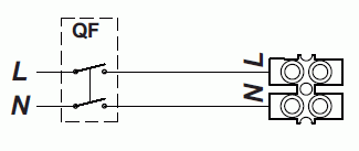 Схема підключення вентилятора з датчиком руху