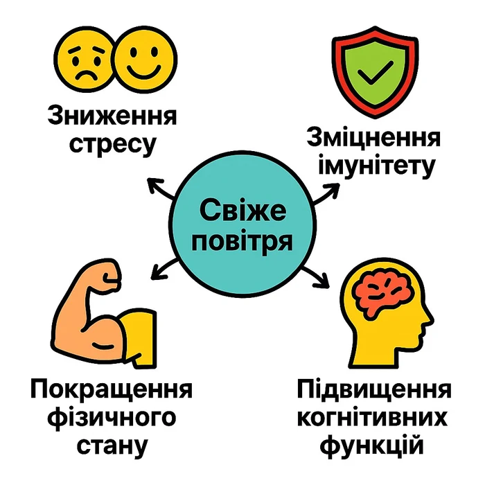 Влияние свежего воздуха на человека