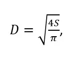Формула діаметру повітроводу