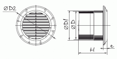 Размеры и чертеж вентилятора