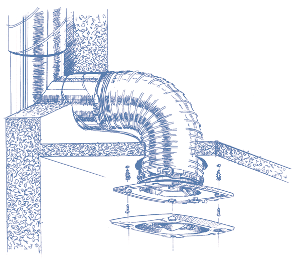 Установка вентилятора в потолок