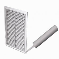 Грати кріпляться за допомогою клею або силікону