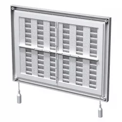 Вид сзади на решетку