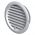 Кругла вентиляційна решітка регульована Вентс МВ 125 бВР
