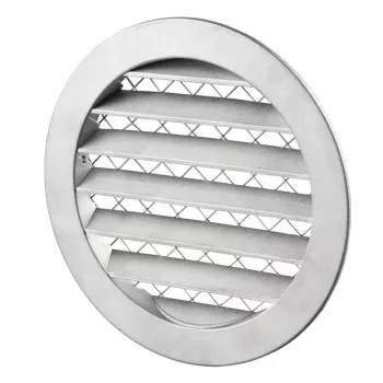 Круглая решетка для вентиляции алюминиевая Вентс МВМА 160 бВн Ал