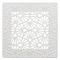 Решітка вентиляційна Вентс Art-Deco Flora 200x200 Біла
